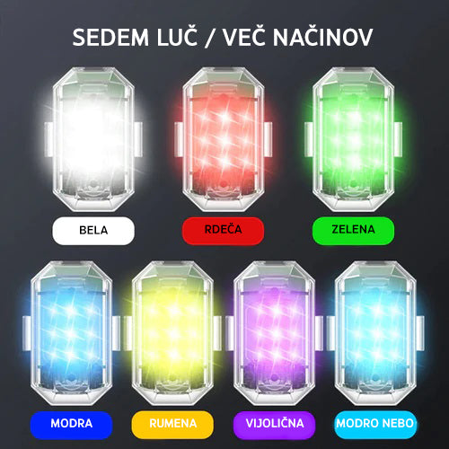 Strobers™ | Večnamenska 7-barvna LED stroboskopska luč (1+1 BREZPLAČNO)