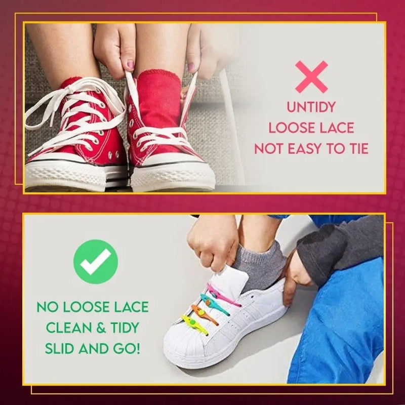 No-Tie Shoelace (For ALL Ages) Women-001 Nevereallyover 
